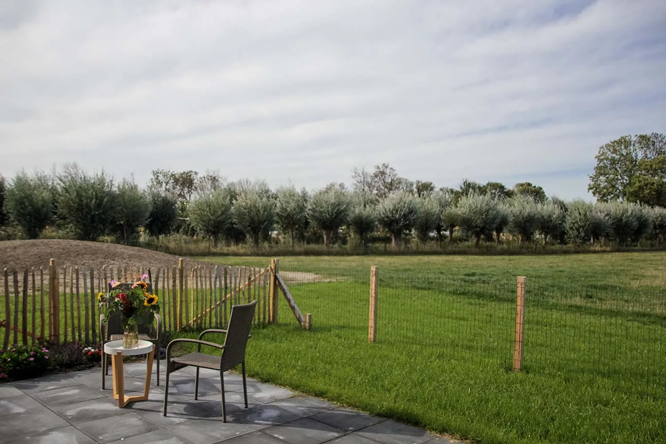 uitzicht b&b bloemenveld